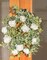 5.91FT Artificial Eucalyptus Garland with Flowers, Fake Rose Gypsophila Garland, Faux Floral Garland Greenery Garland for Wedding Home Party Craft Art Table Runner Decor (White, 1)